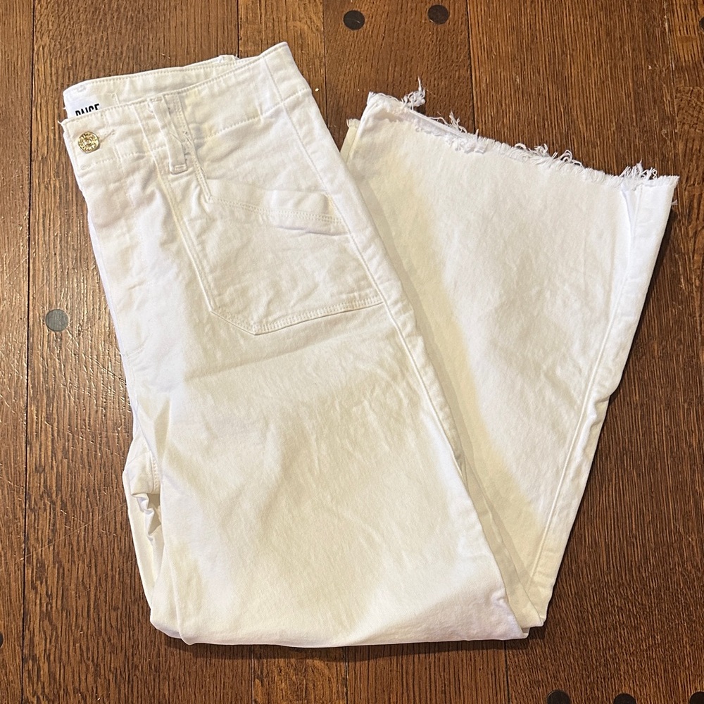 Paige Anessa white jeans size 28